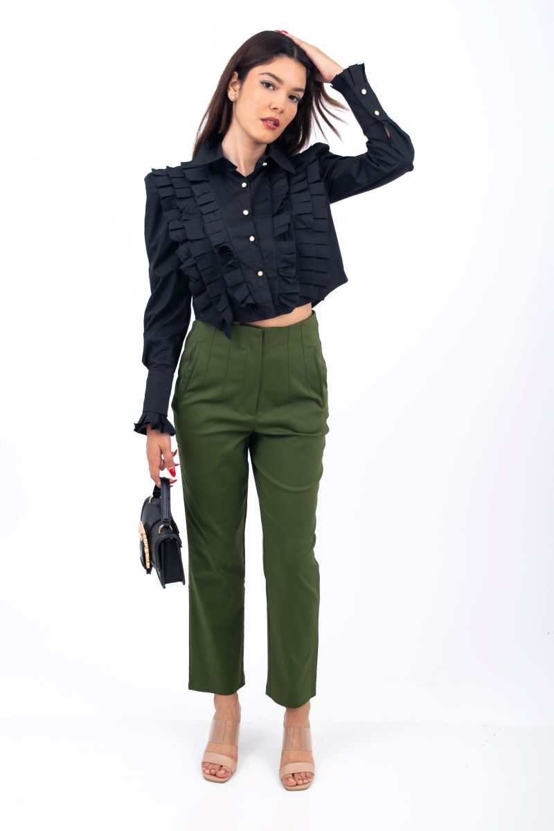 Blusa volantes