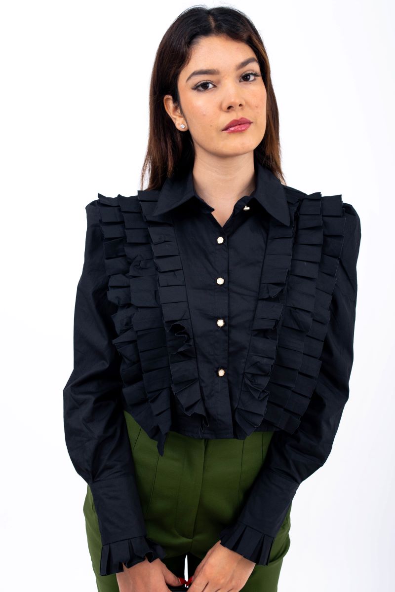 Blusa volantes