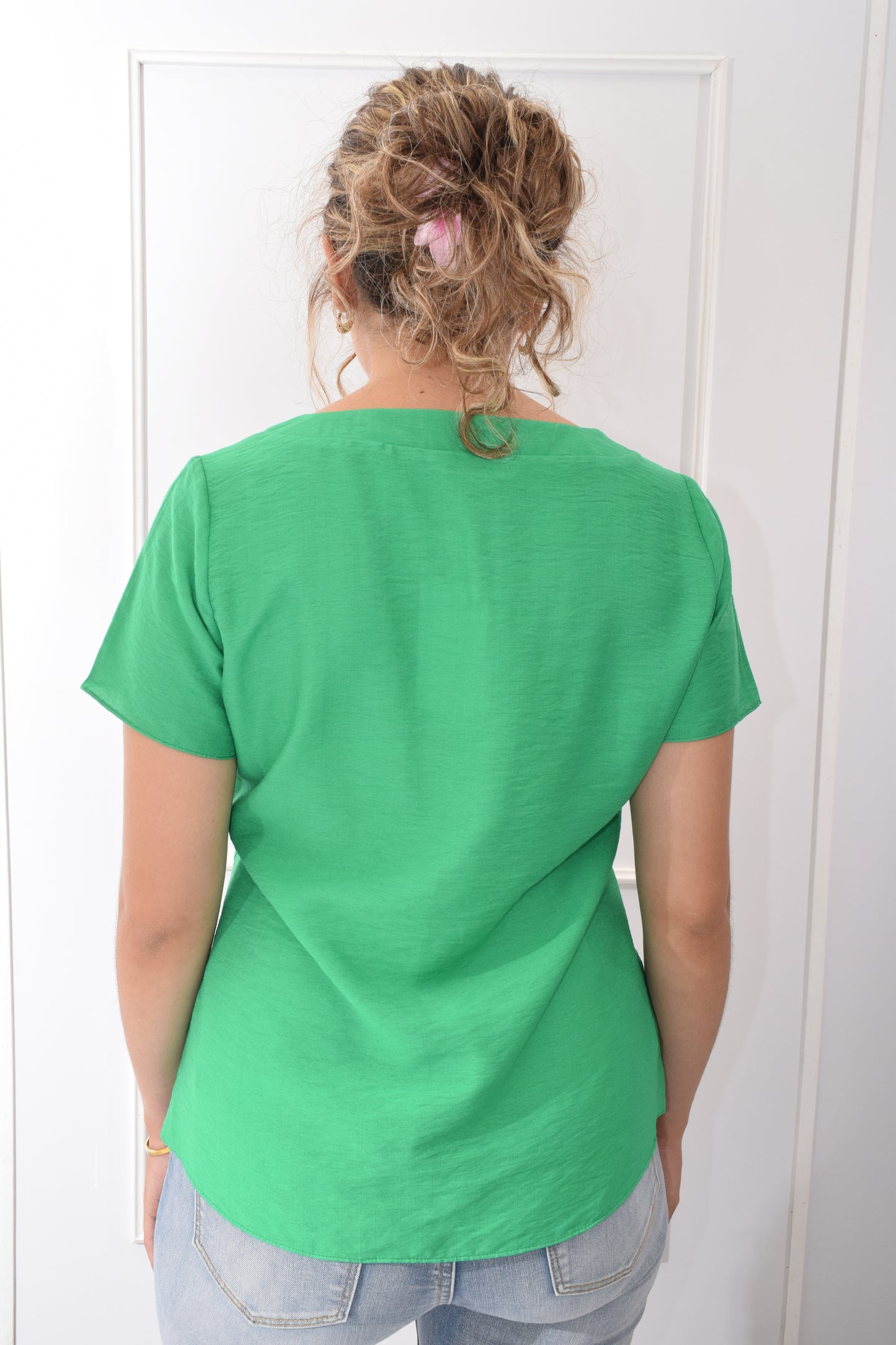 Blusa Piedras Al Cuello