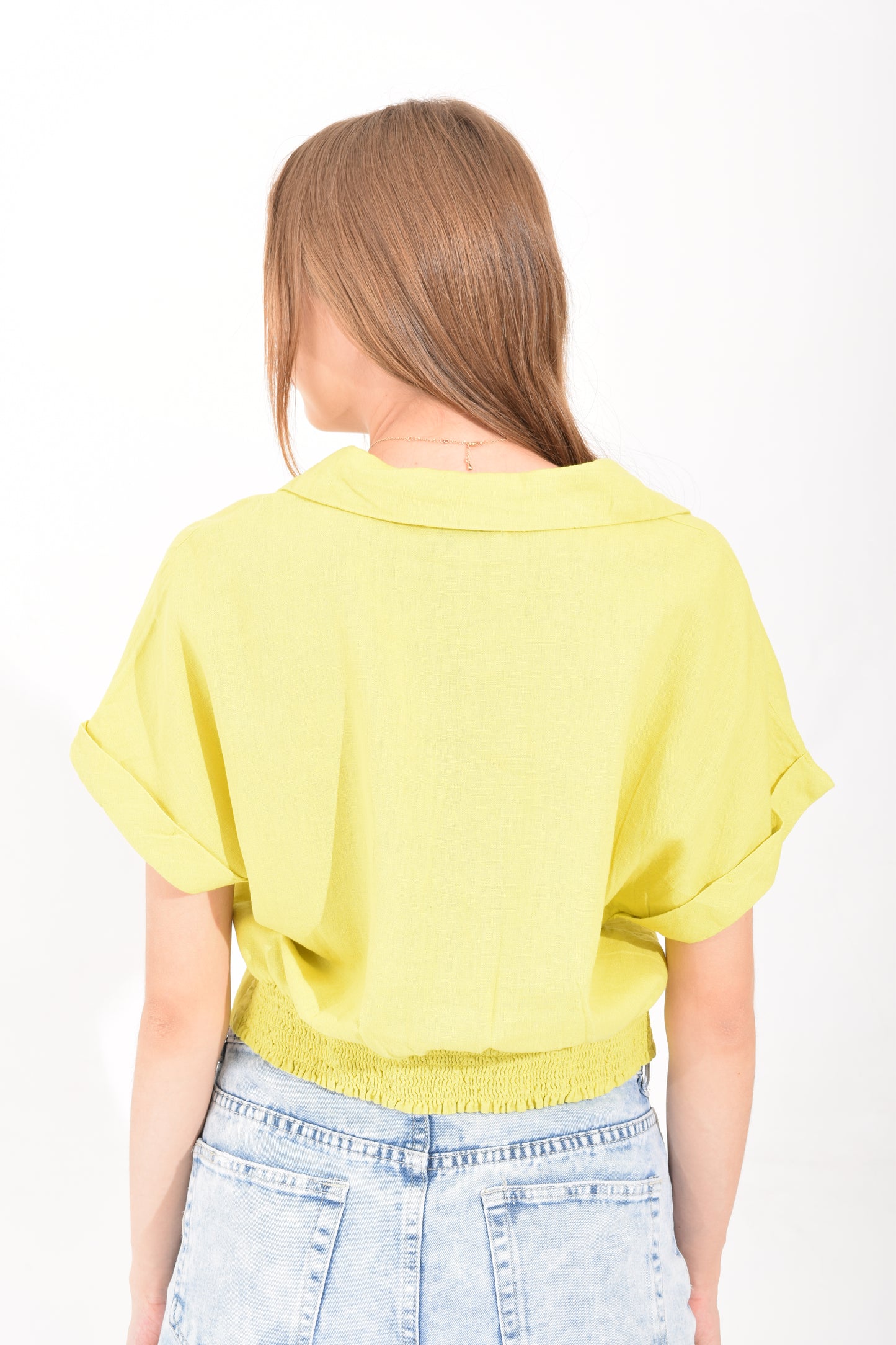 Blusa cuello "V"