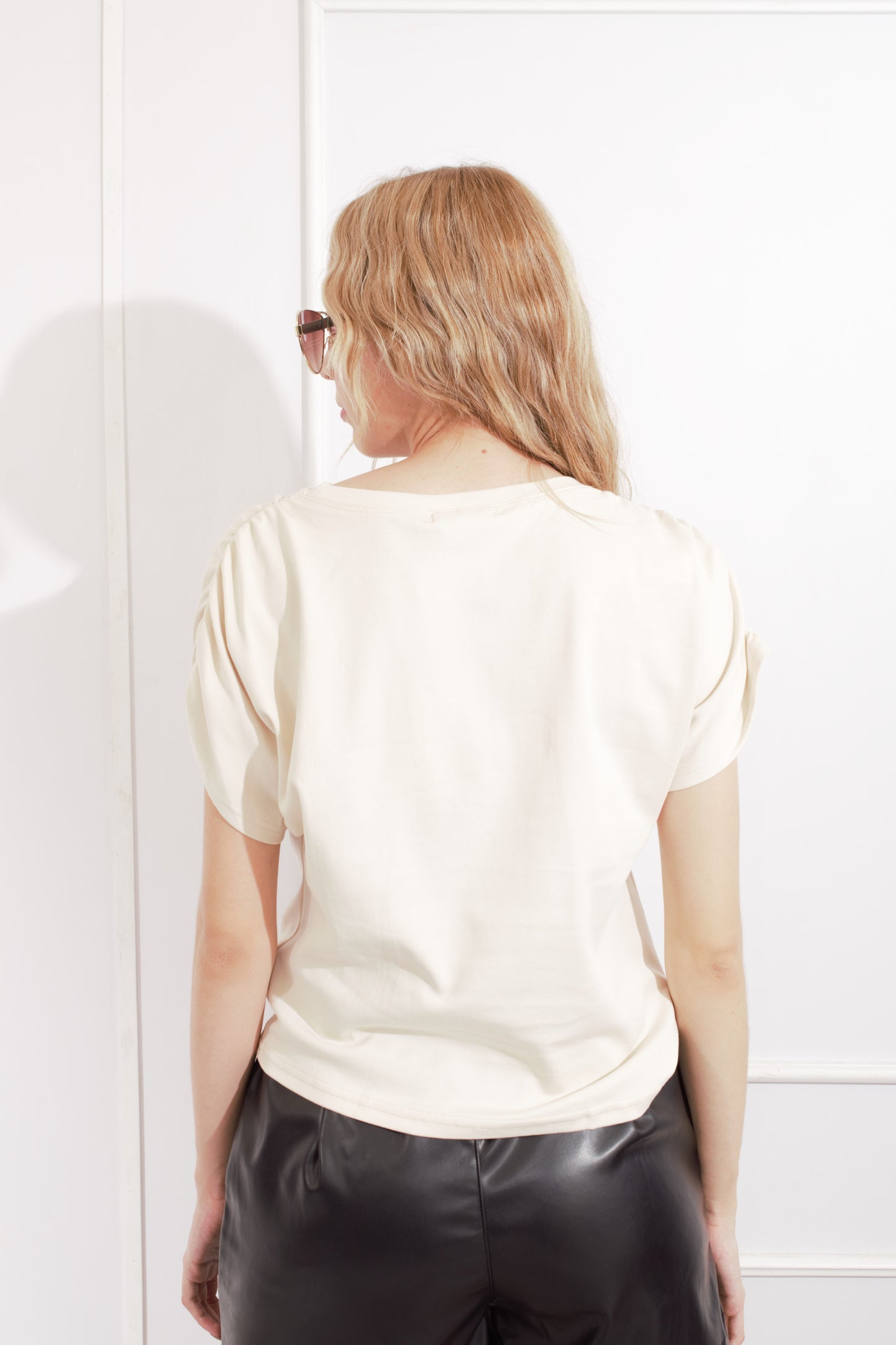 Playera Corazón Brillos