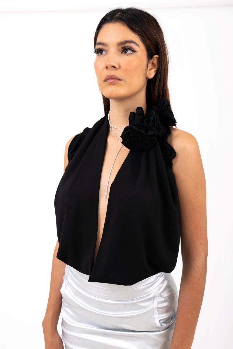 Body Halter Flores