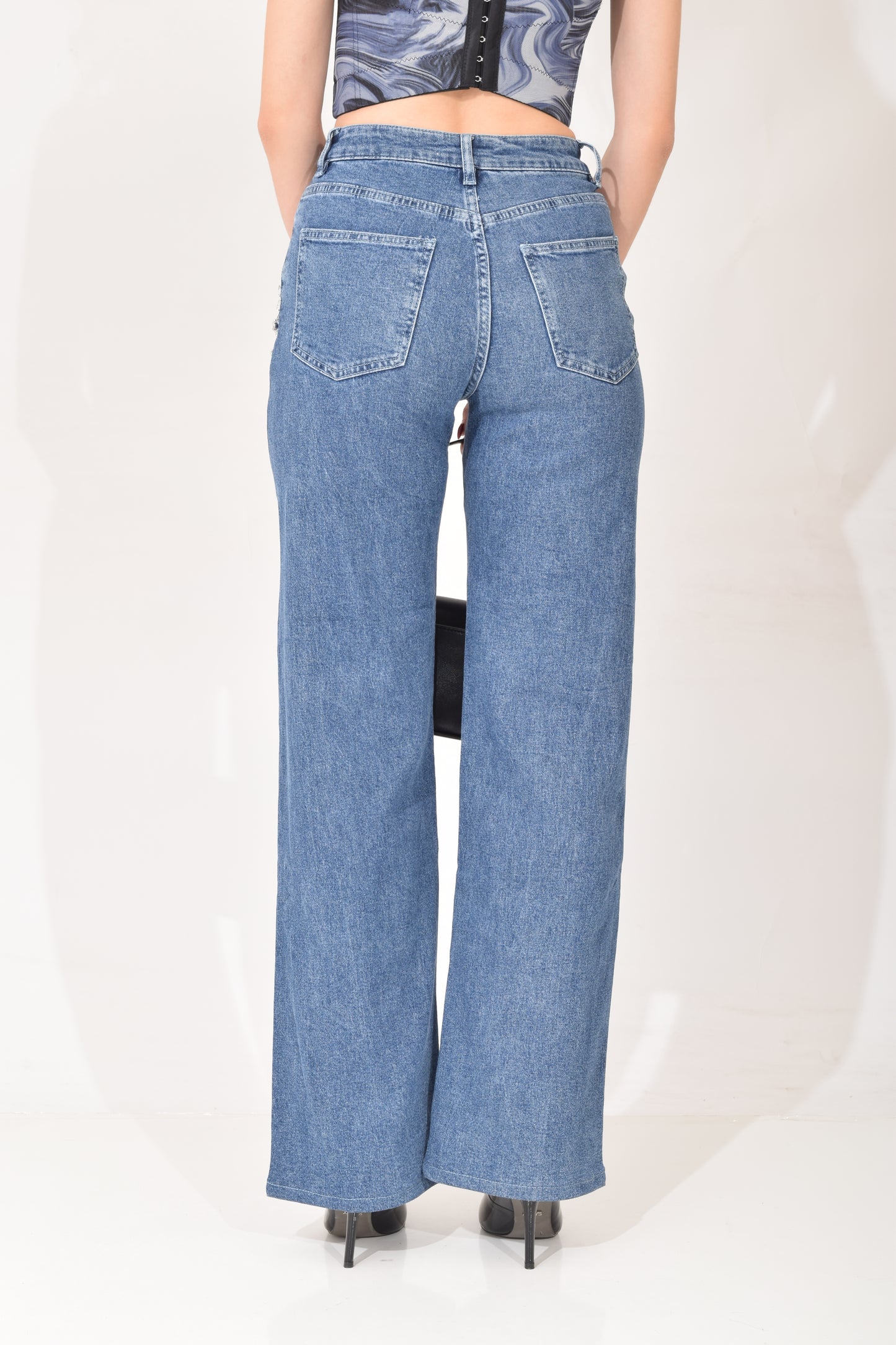 Pantalón Bicolor Brillos