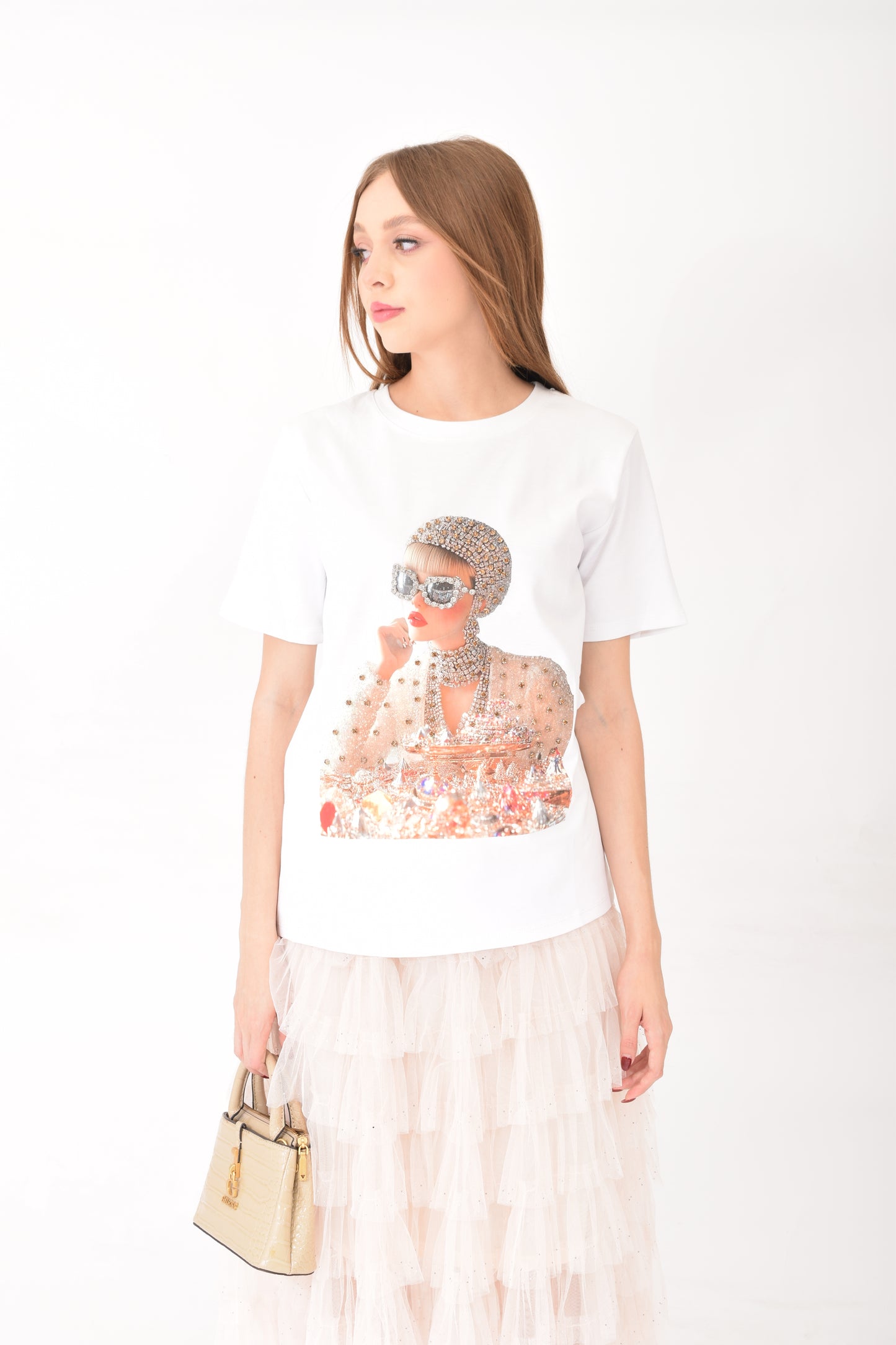 Playera Mujer Lentes