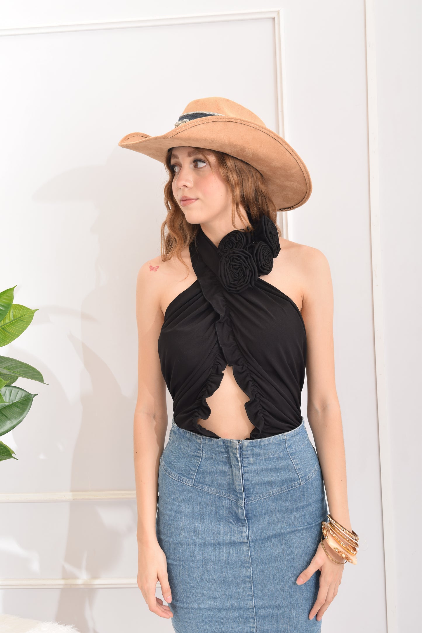 Body Flores Cuello