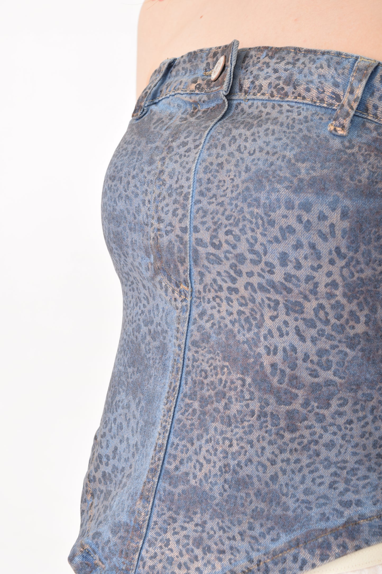 Top Strapless Animal Print