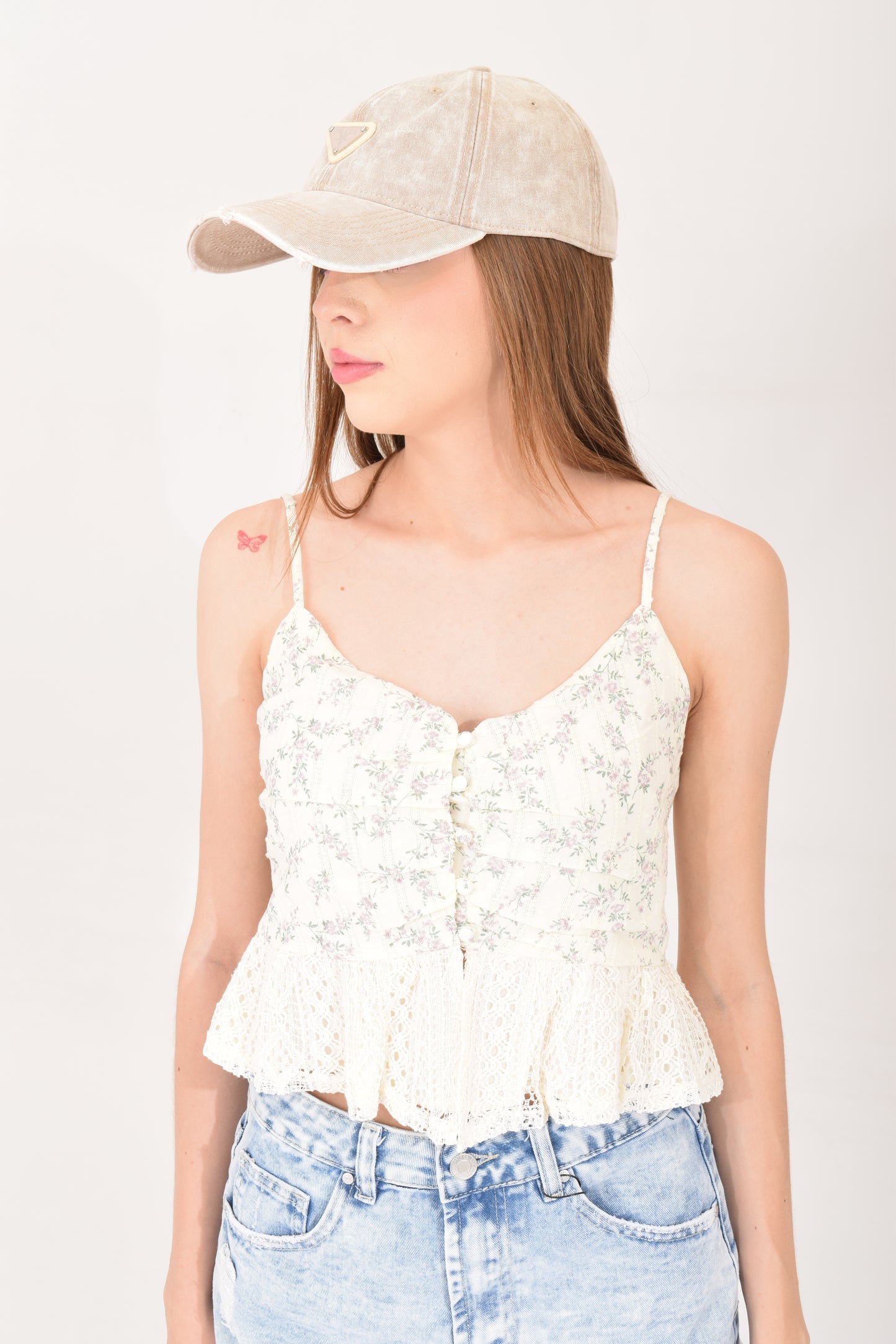Blusa Corta Tirantes
