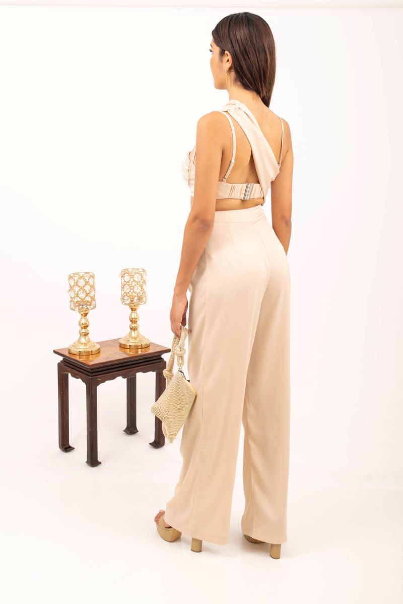 conjunto pantalón/top perlas