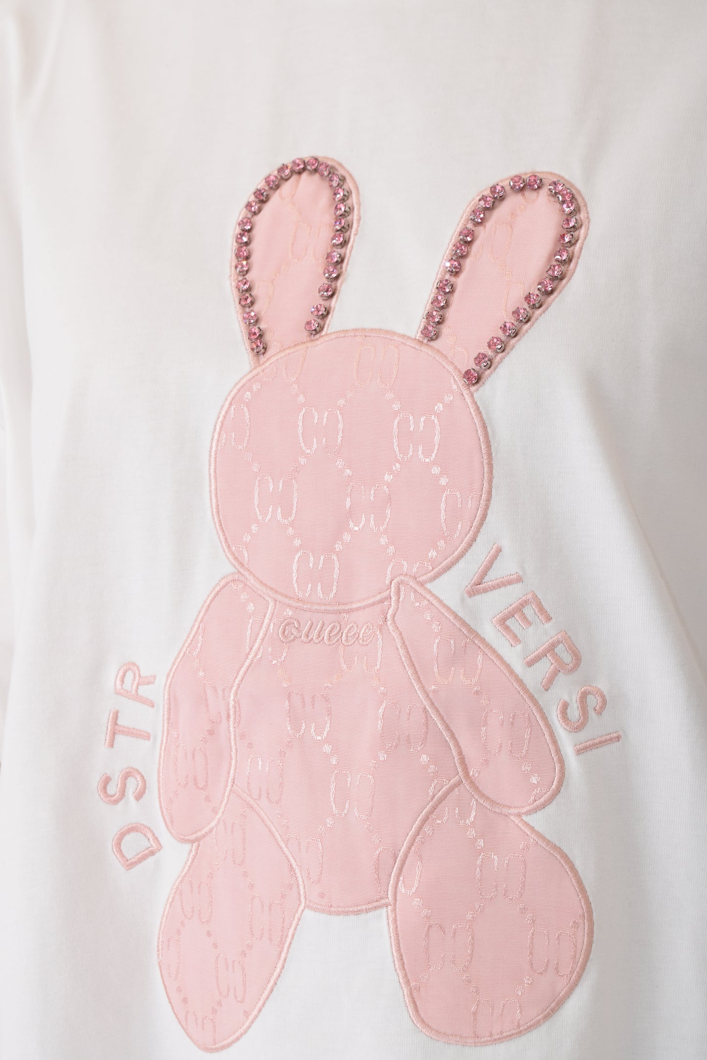 Playera Conejo Brillos Orejas