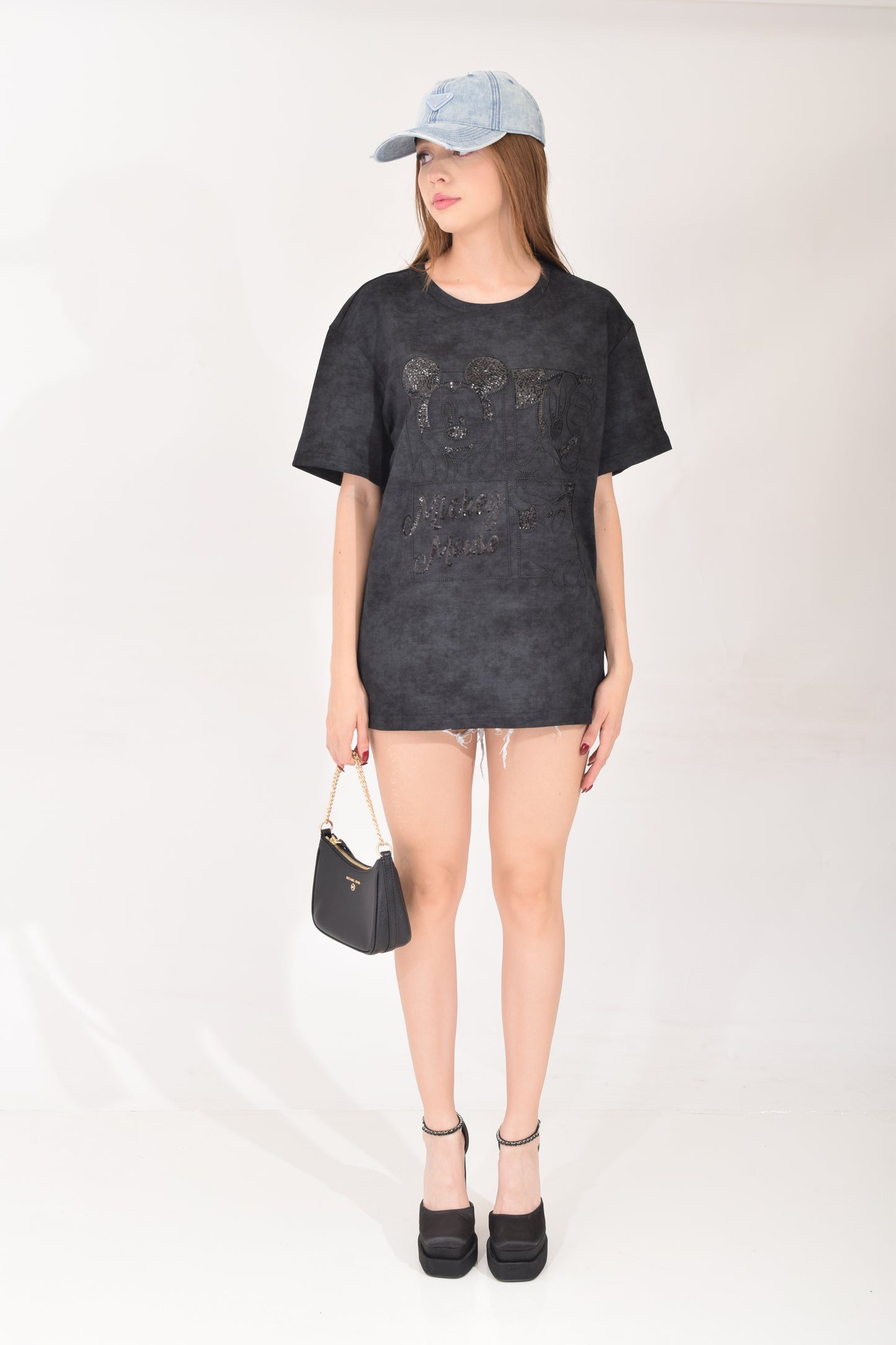 Playera Ratón Brillos