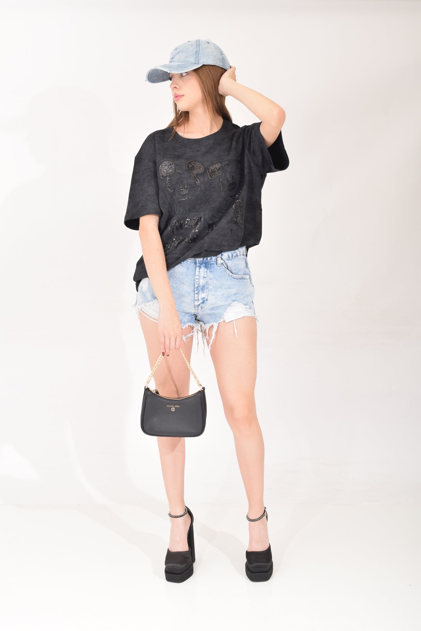 Playera Ratón Brillos