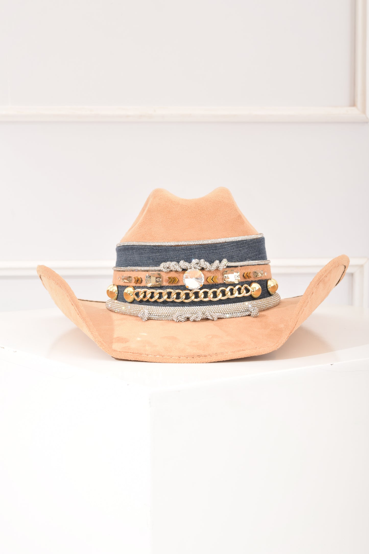 Sombrero Cadena Brillos