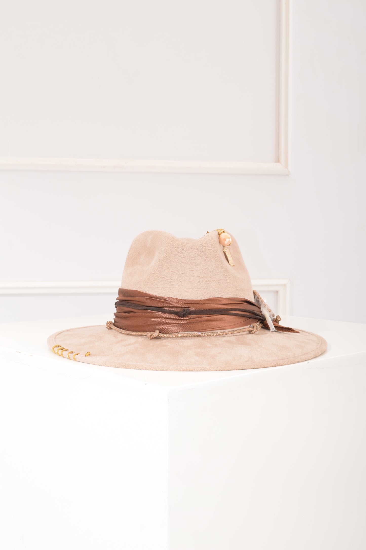 Sombrero Beige Pluma