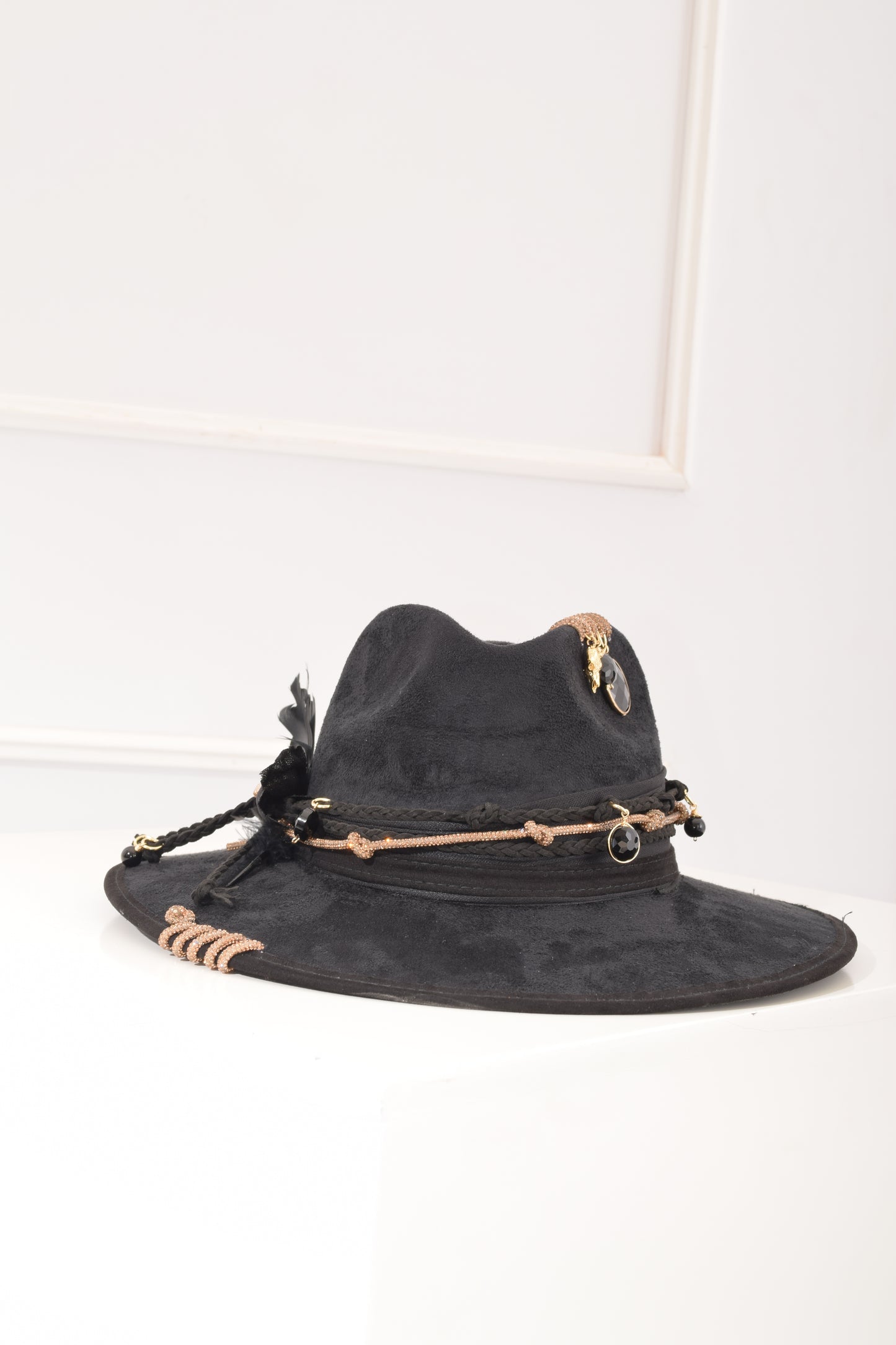 Sombrero Pluma Negra