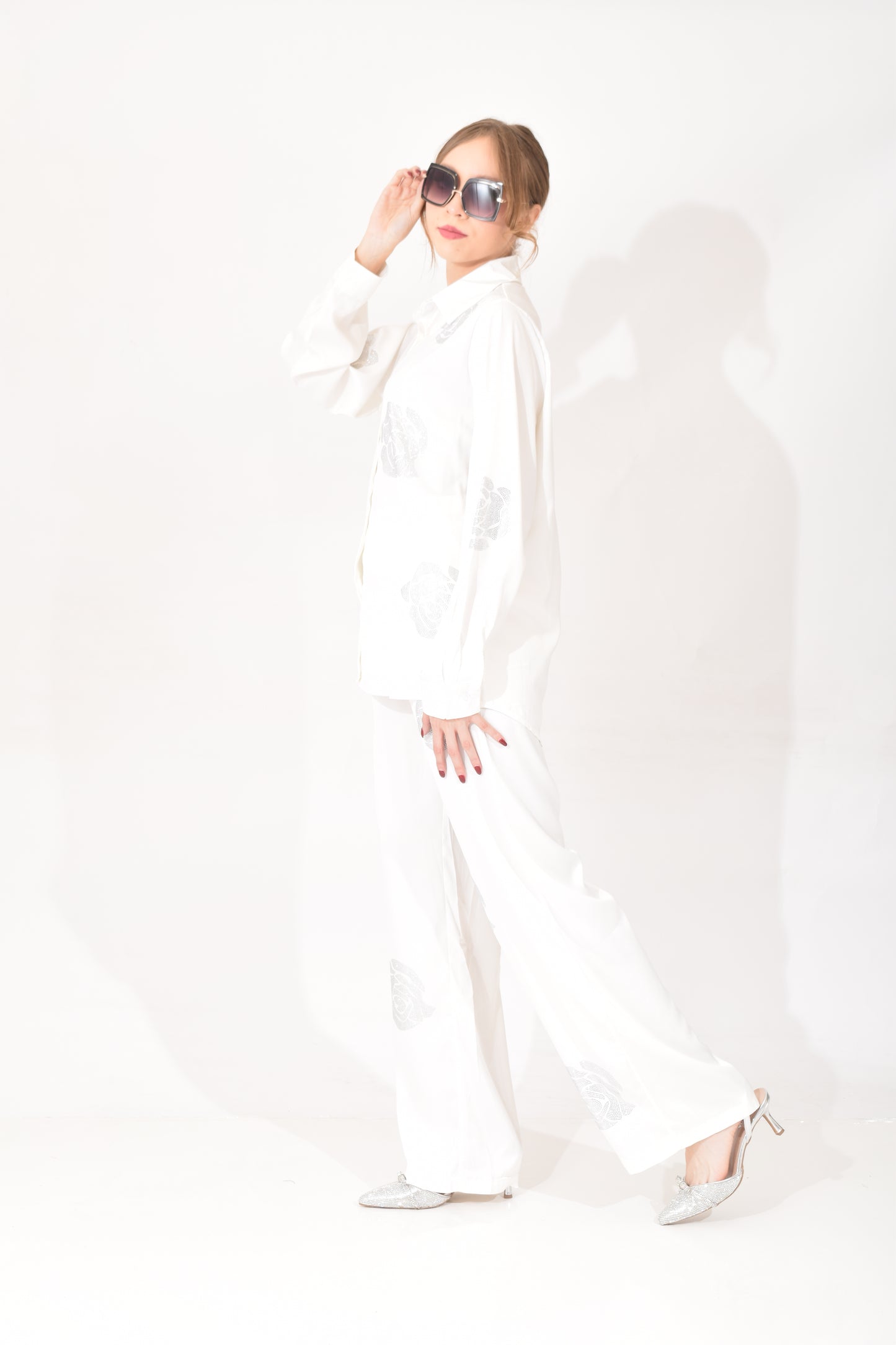 Conjunto Blanco Brillos