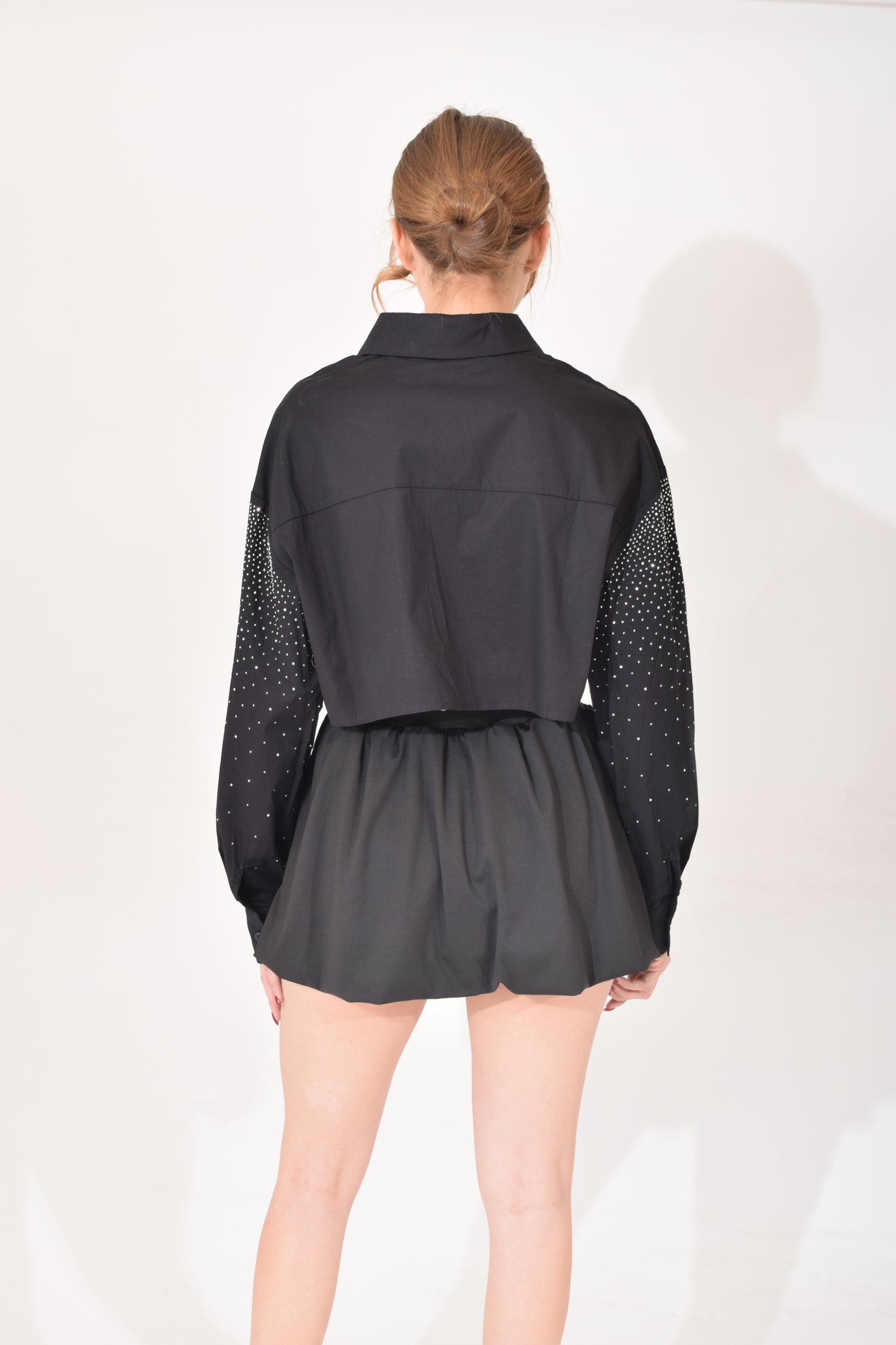 Blusa Corta Brillos