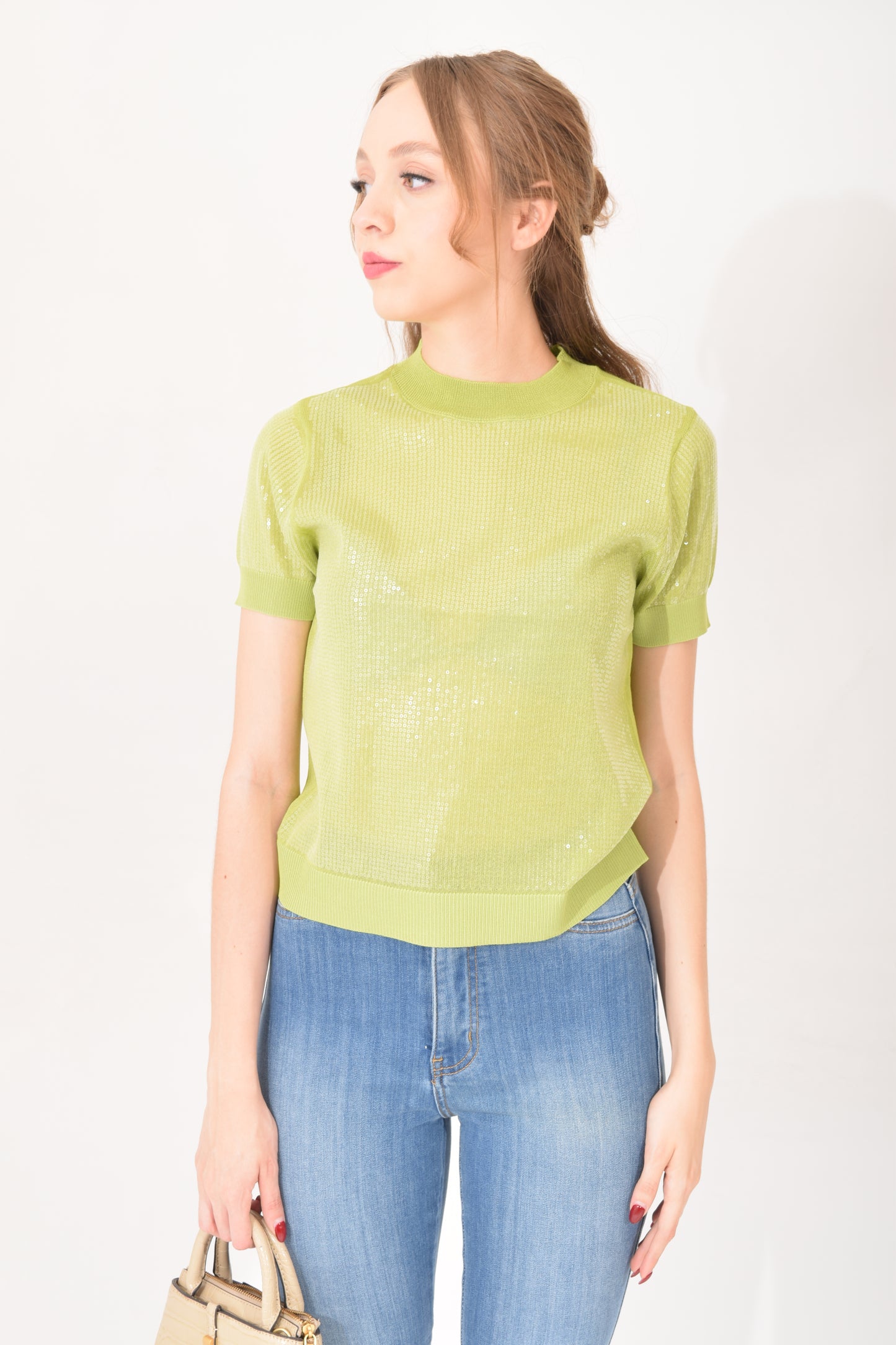 Blusa De Punto Lentejuela
