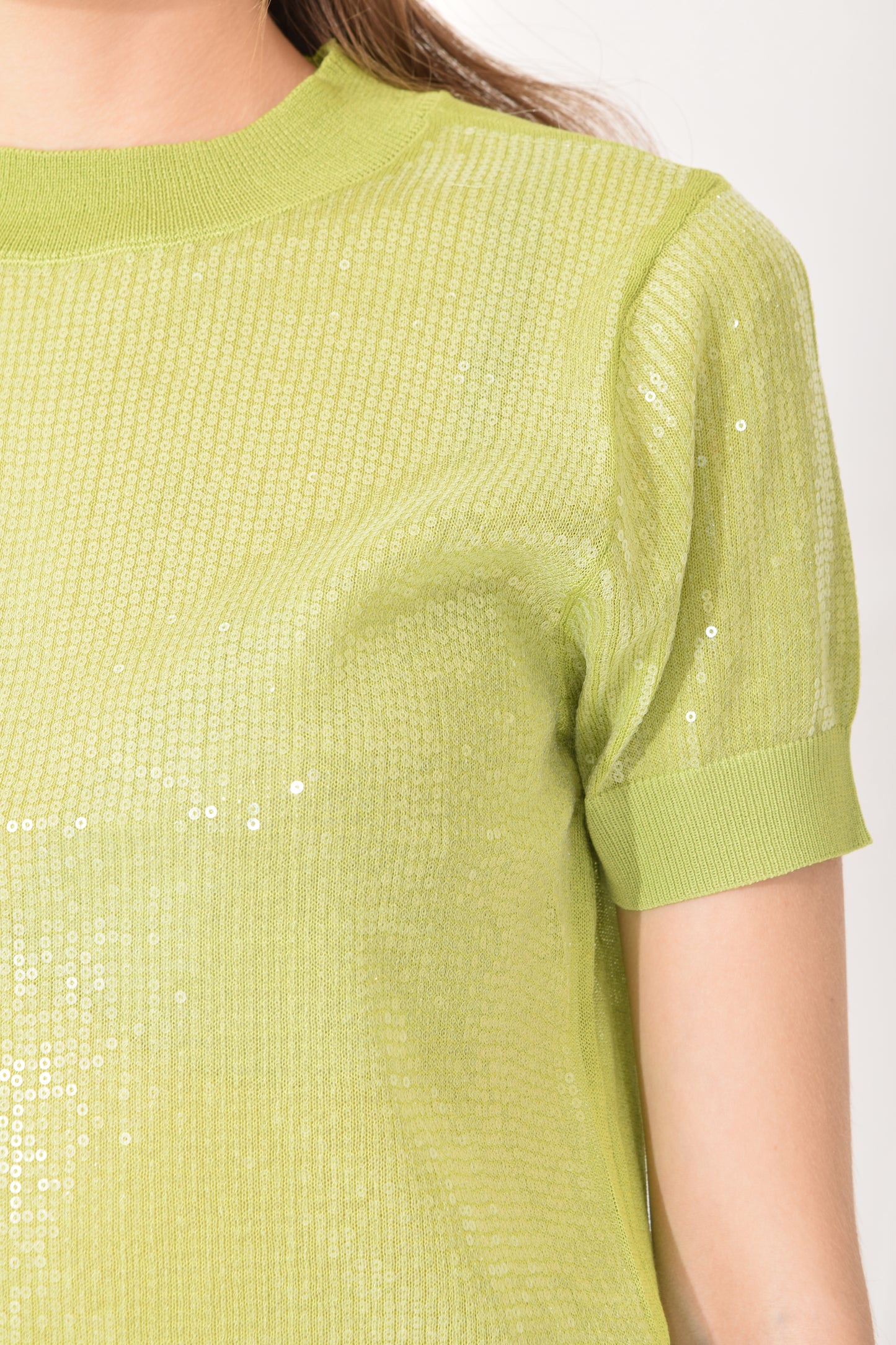 Blusa De Punto Lentejuela
