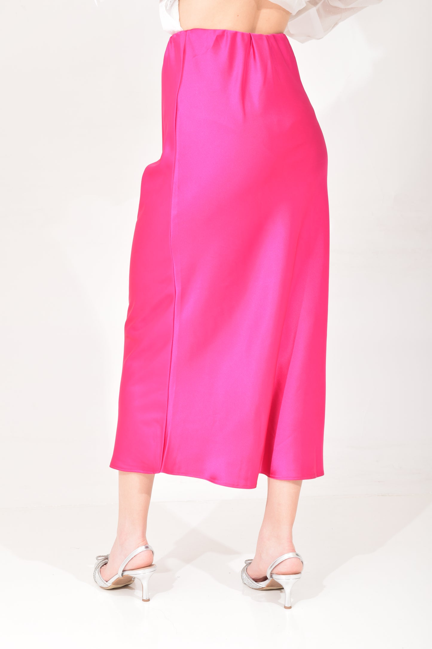 Falda Larga Satinada
