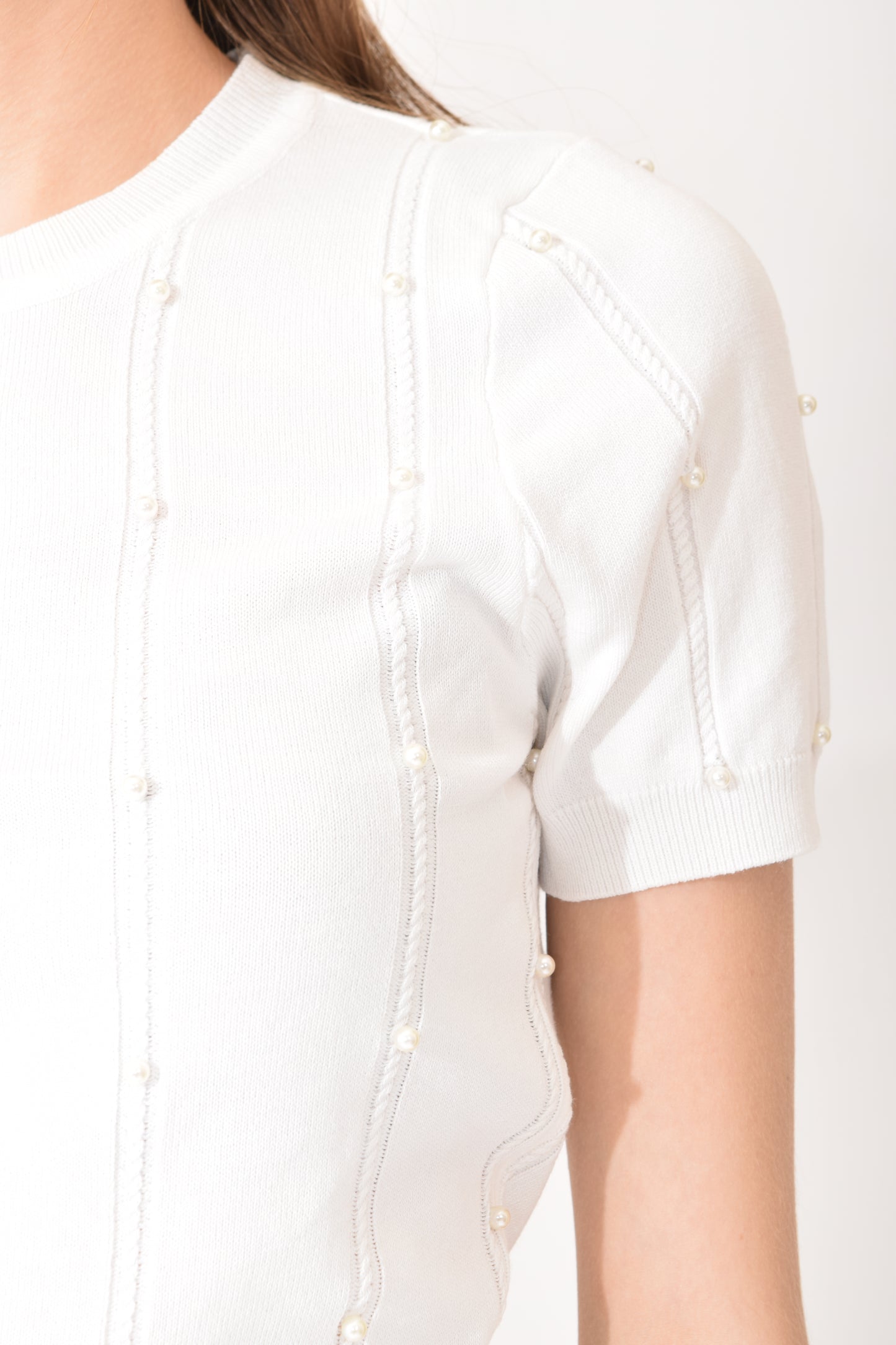 Blusa De Punto Perlas