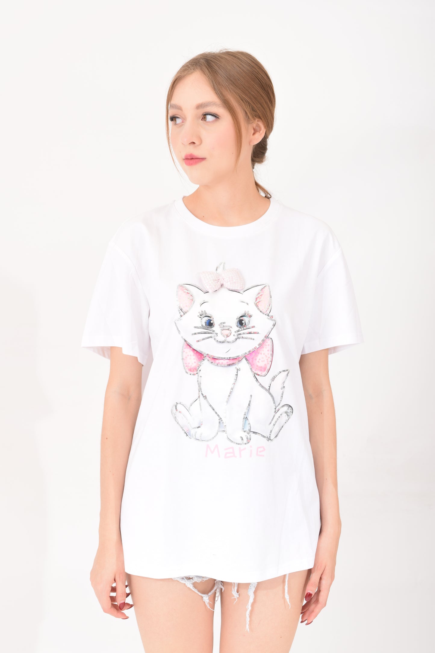 Playera Gato Moño