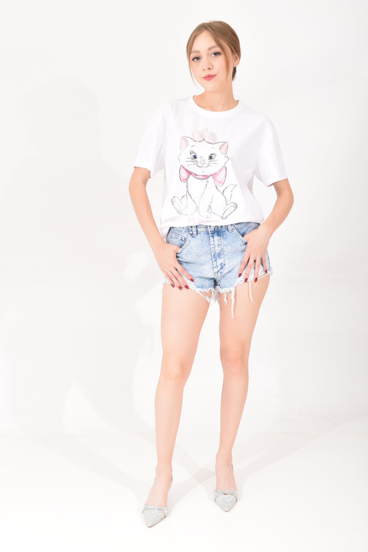 Playera Gato Moño