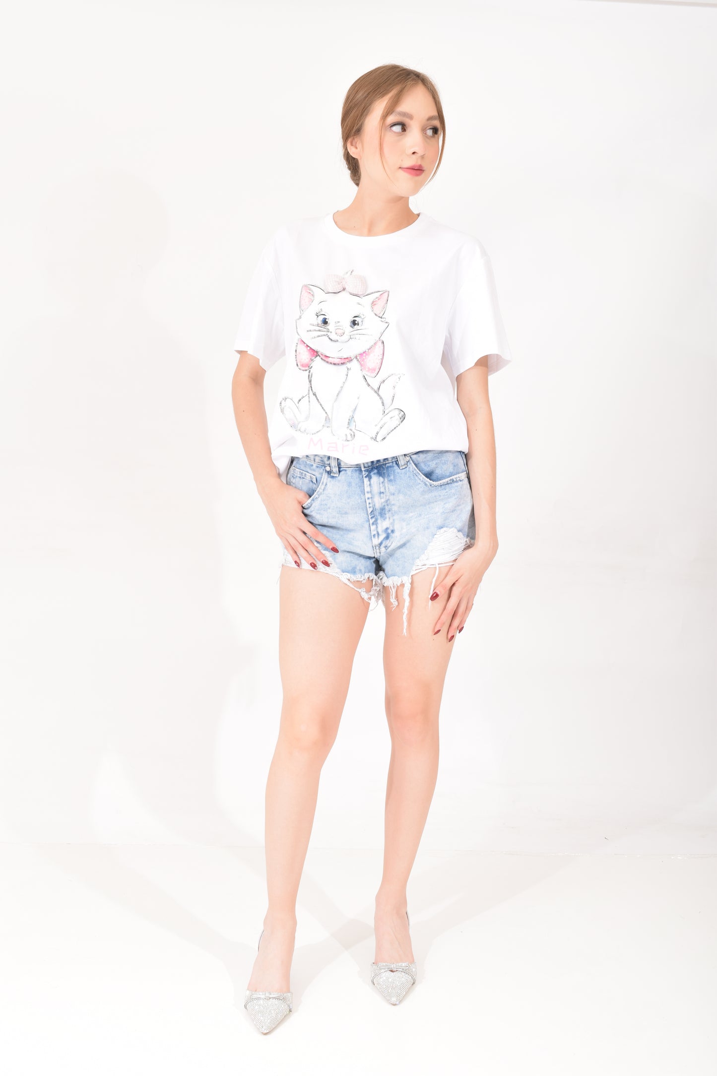 Playera Gato Moño