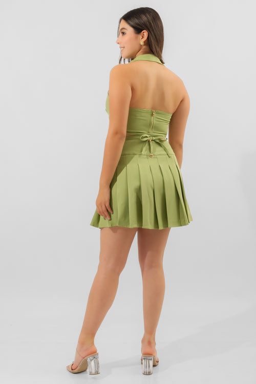 Conjunto Blusa Halter.