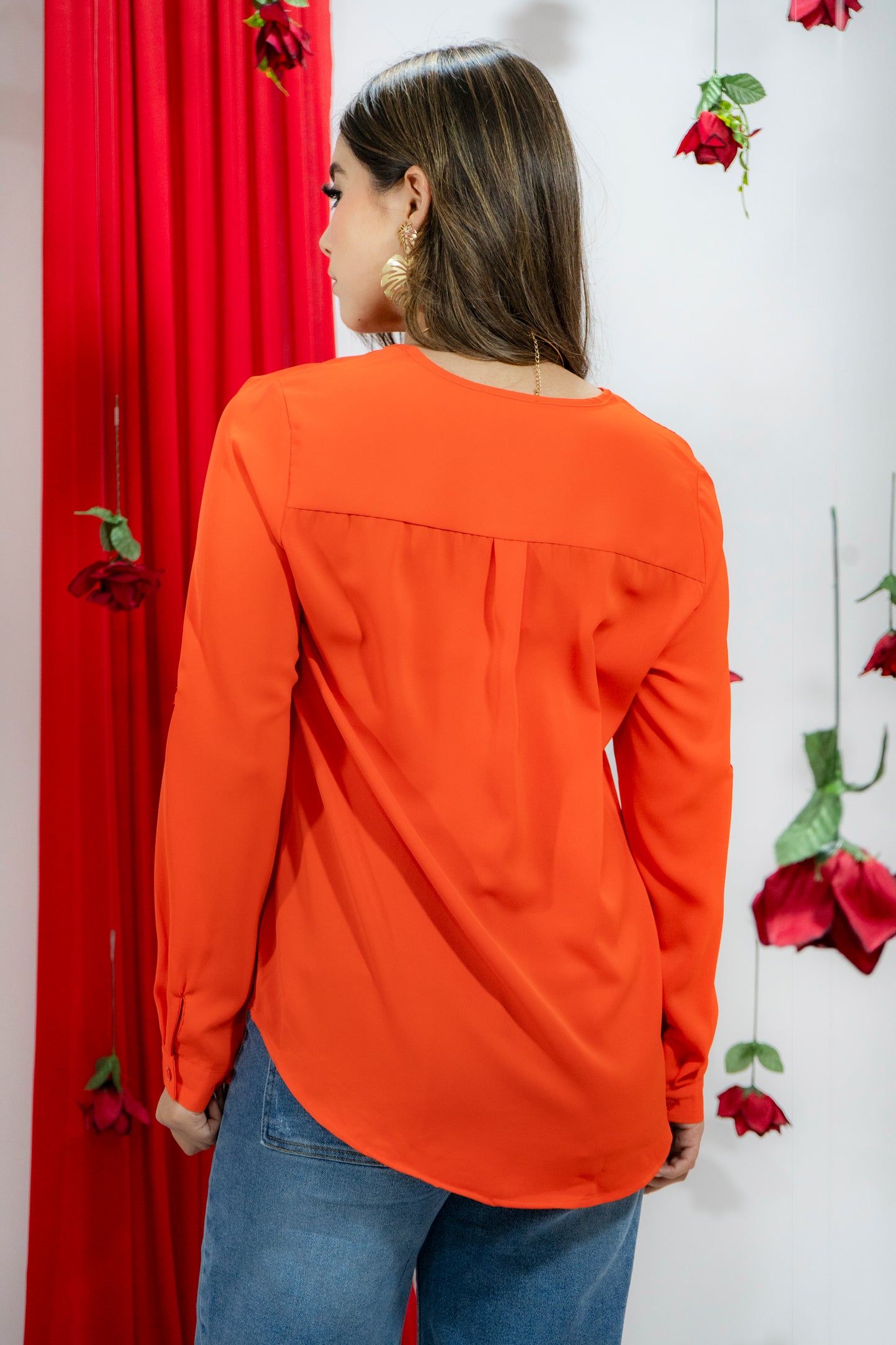 Blusa Cuello Redondo