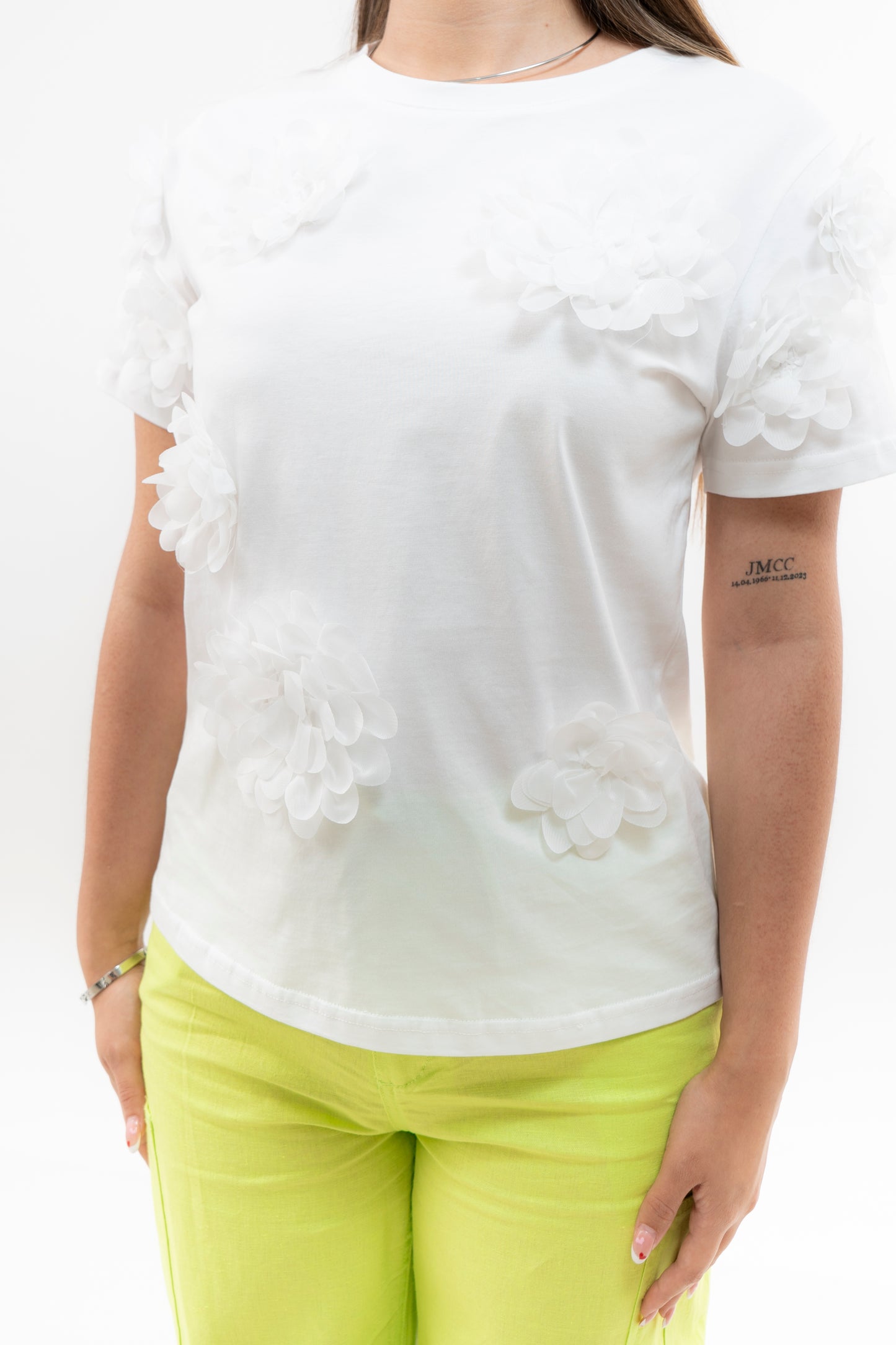 Blusa Flores Tela