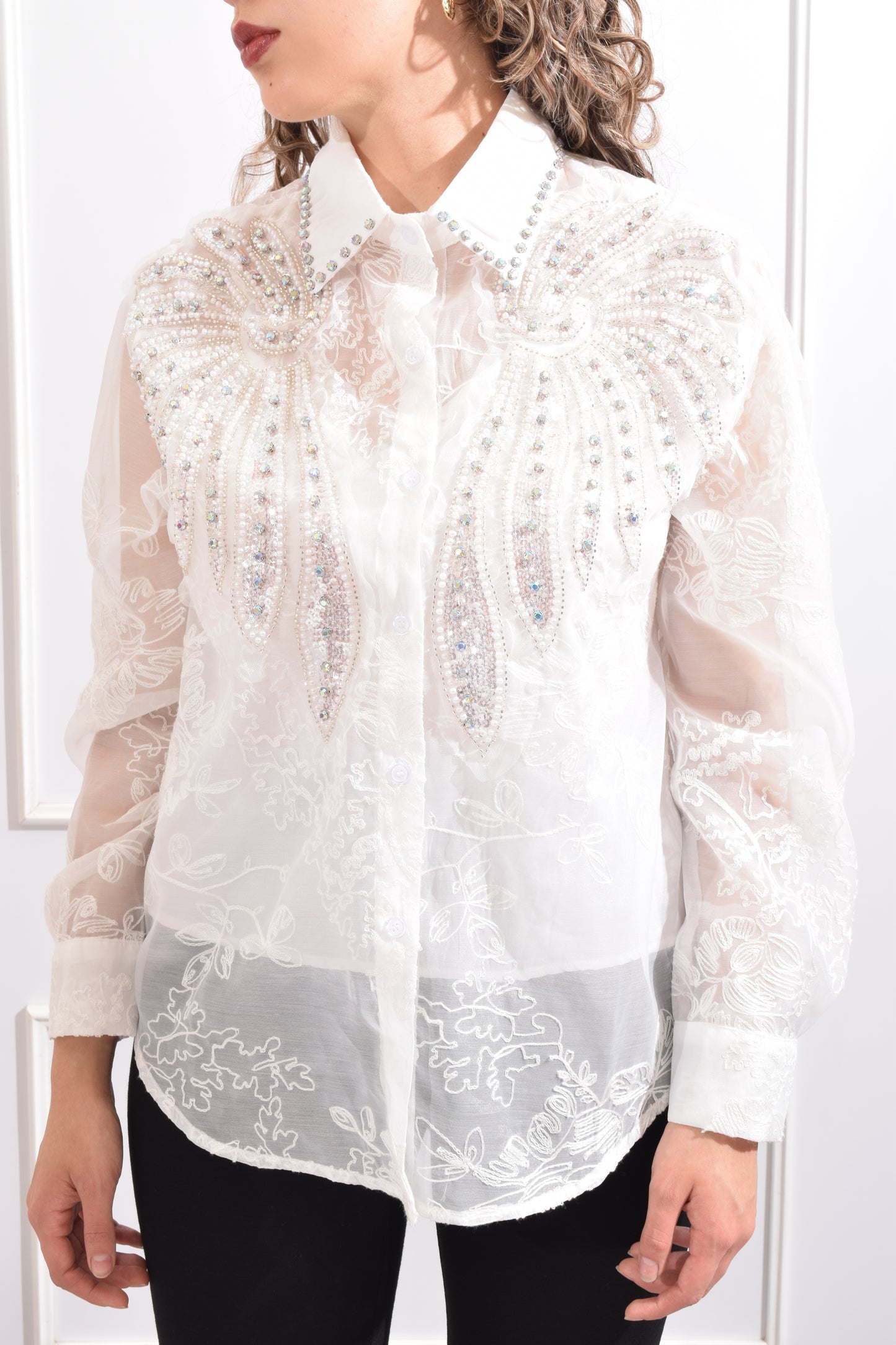 Blusa Alas Brillos