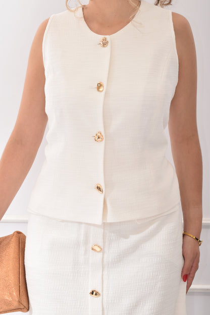 Conjunto Botones Dorados