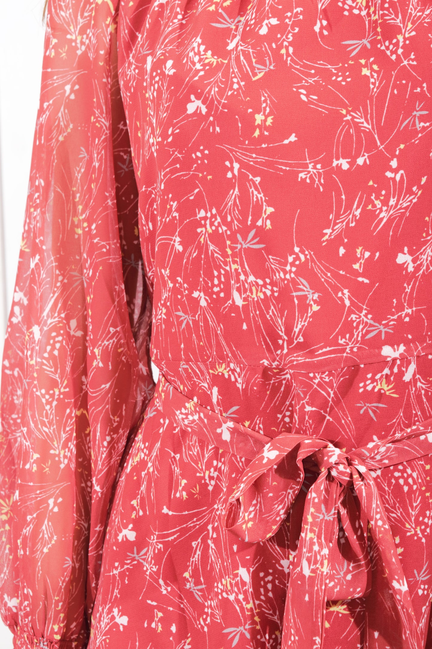 Vestido Estampado Rust