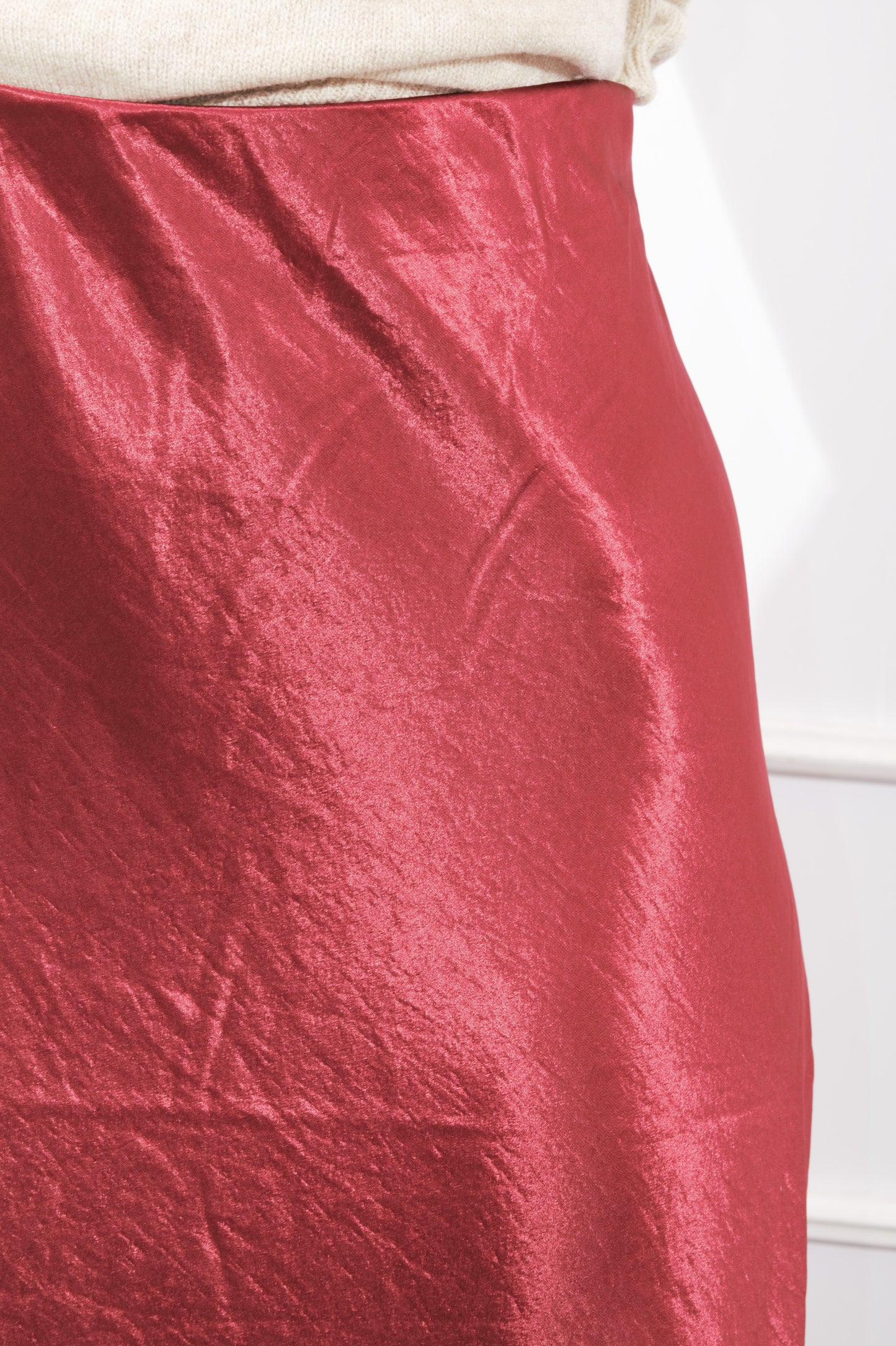 Falda Larga Satinada