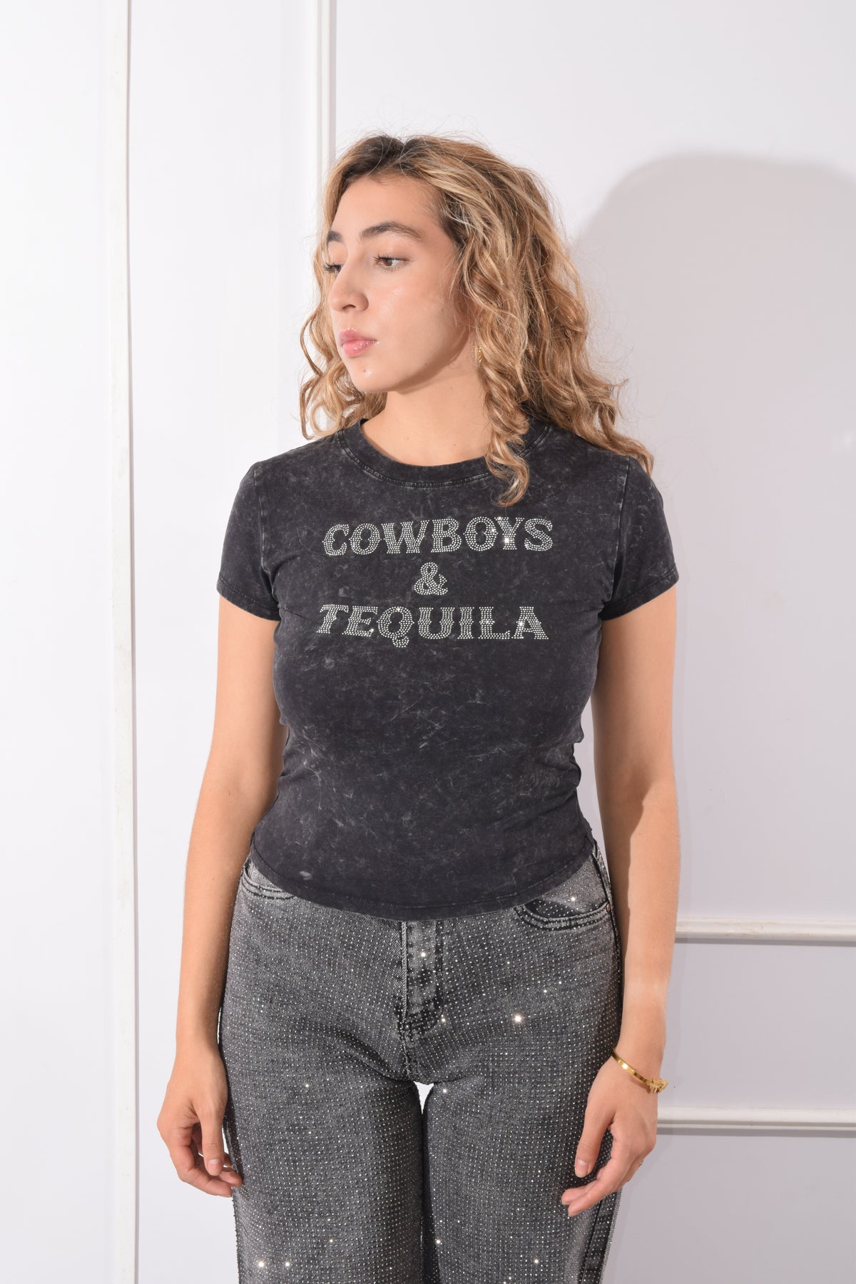 Playera Corta Cowboys & Tequila