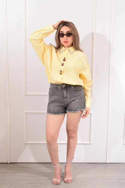 Blusa Botones Colores