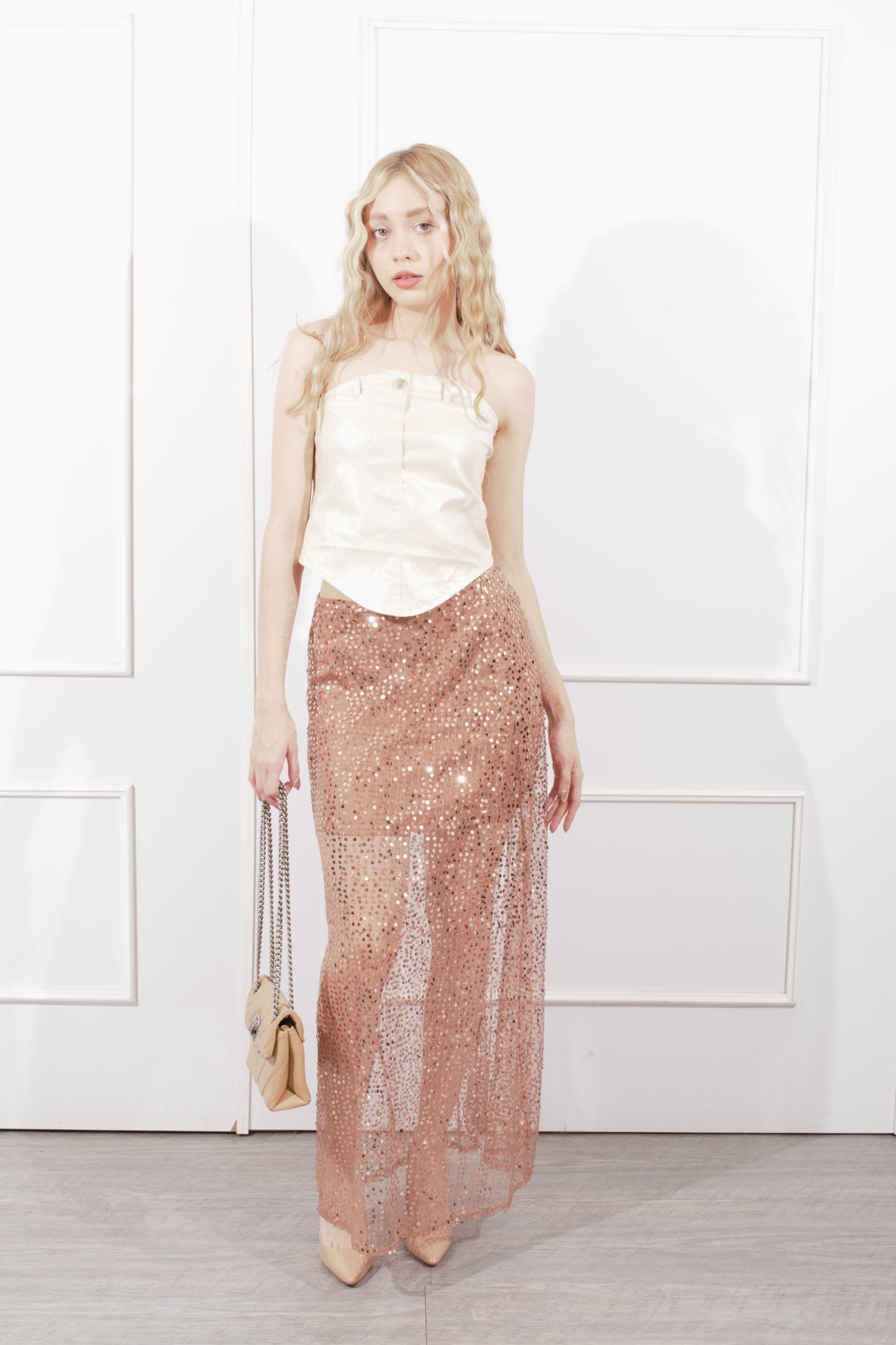 Falda Tul Lentejuela