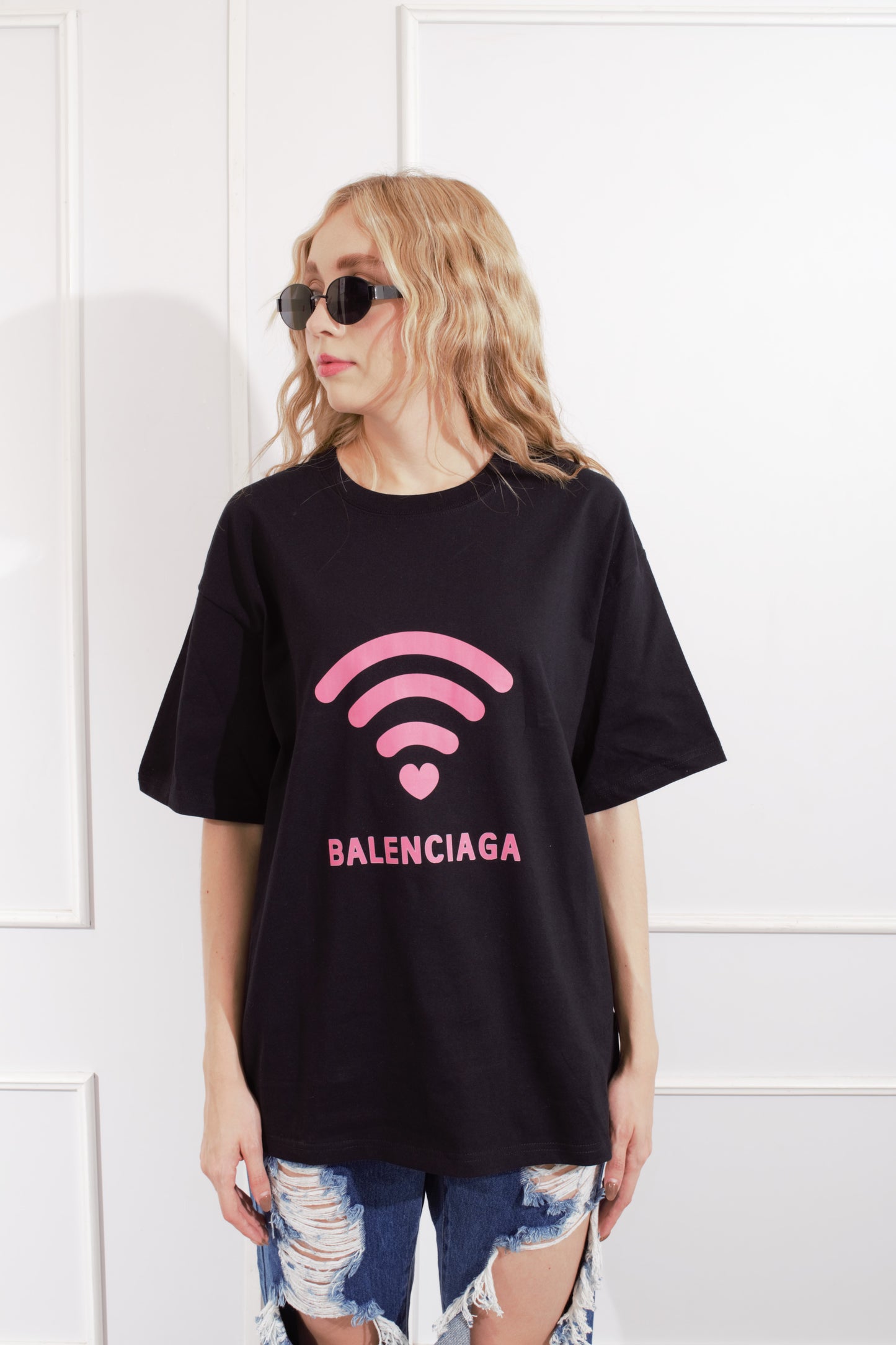 Playera Rayas Corazón