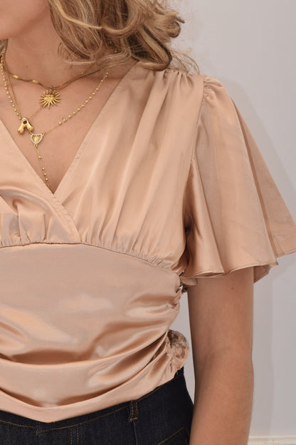 Blusa Satinada