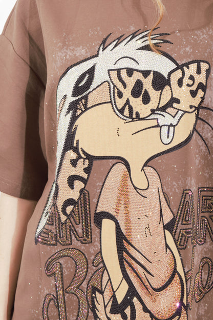 Playera conejo Brillos