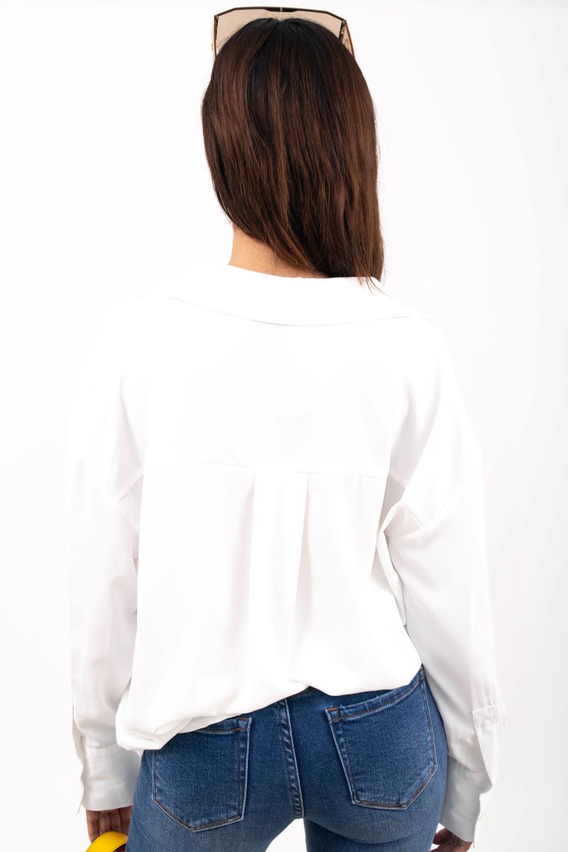 Blusa camisera manga larga