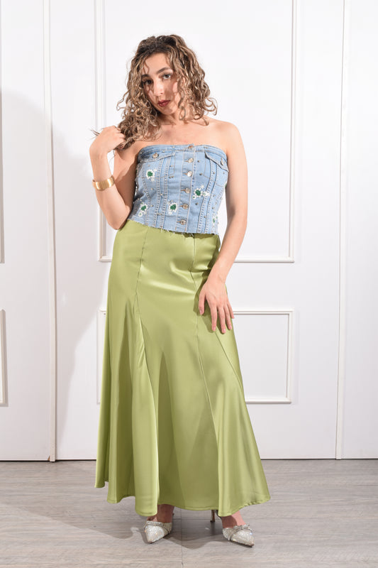 Falda Amplia
