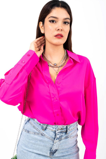 Blusa camisera manga larga