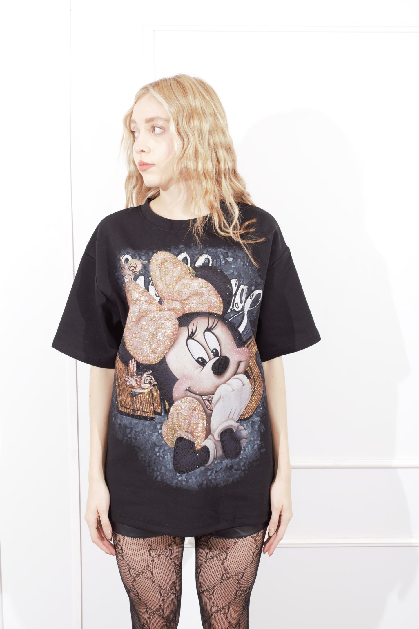 Playera Ratón Brillos