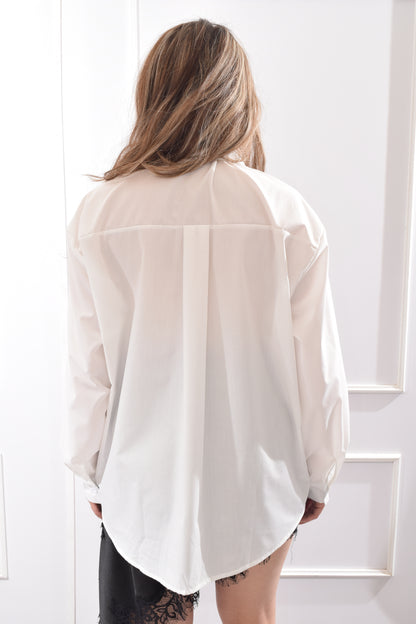 Blusa Corbata Brillos