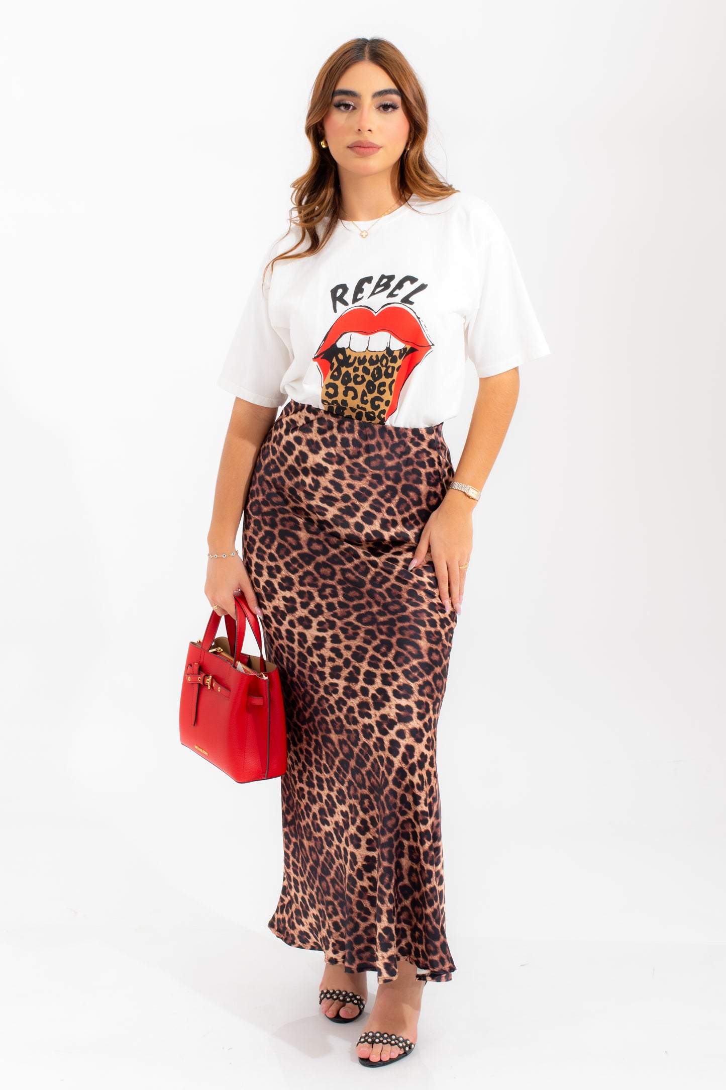 Falda Larga Animal Print