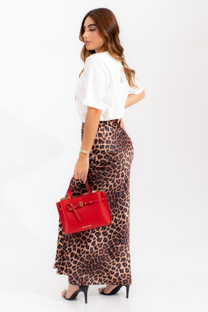 Falda Larga Animal Print