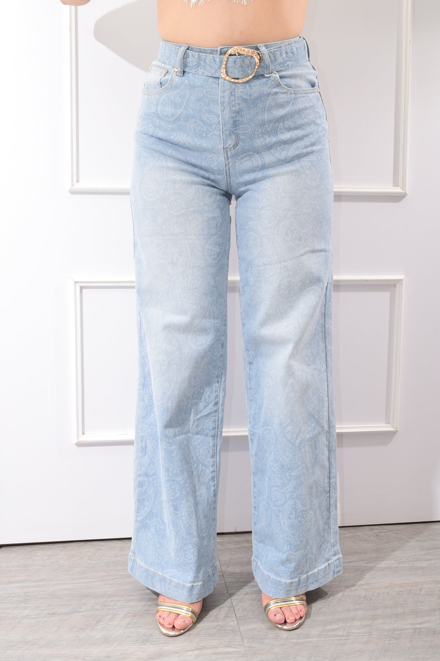 Pantalón Mezclilla Estampado