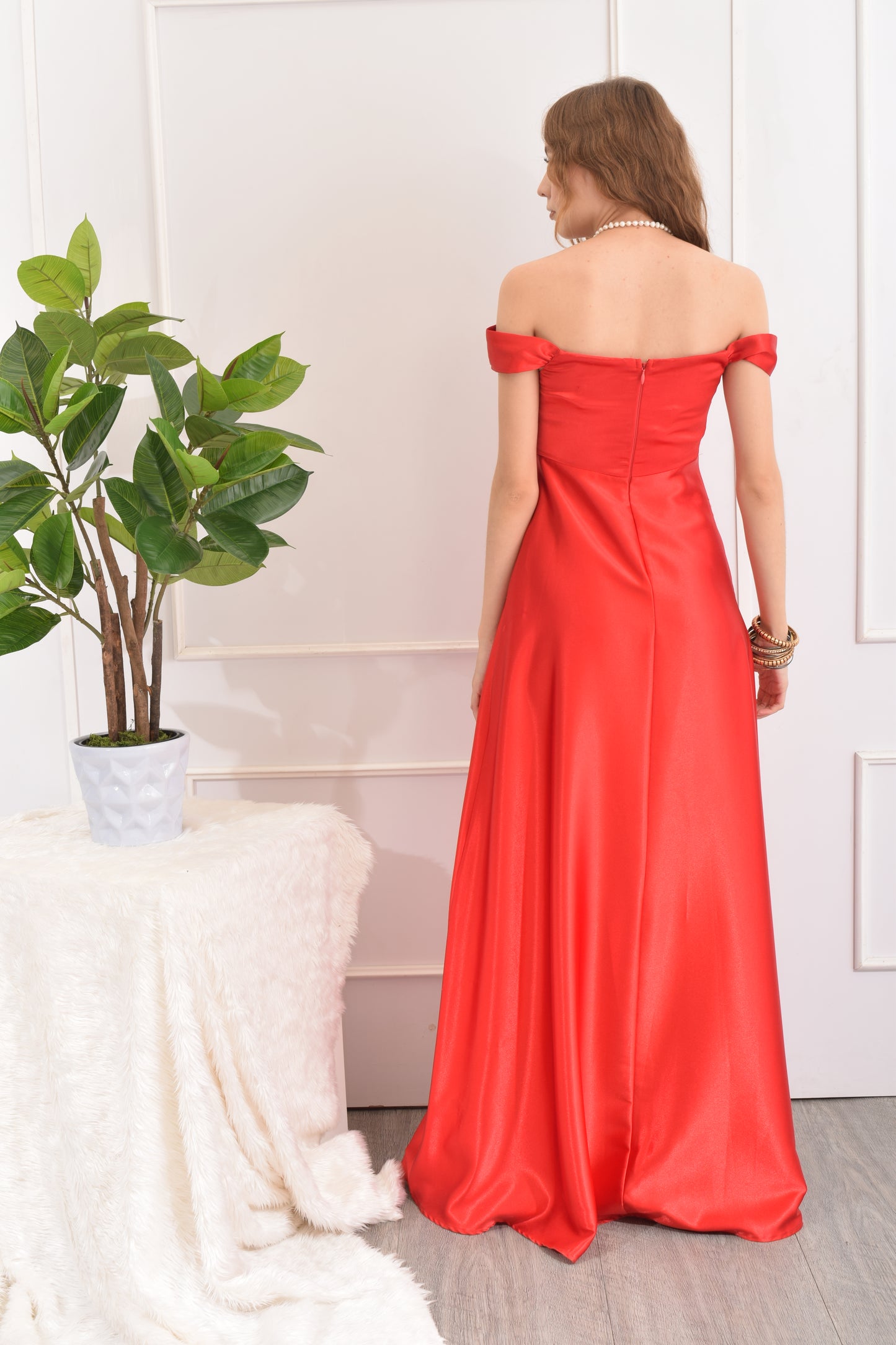 vestido Amplio Manga Caída