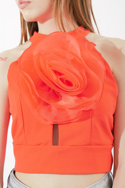 Blusa Flor 3D